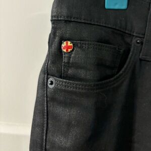 Hudson “Krista Super Skinny” black jeans